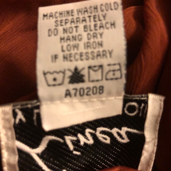 Linea Louis Dell'Olio Tiered Skirt Copper - 2x - Picture 4 of 5